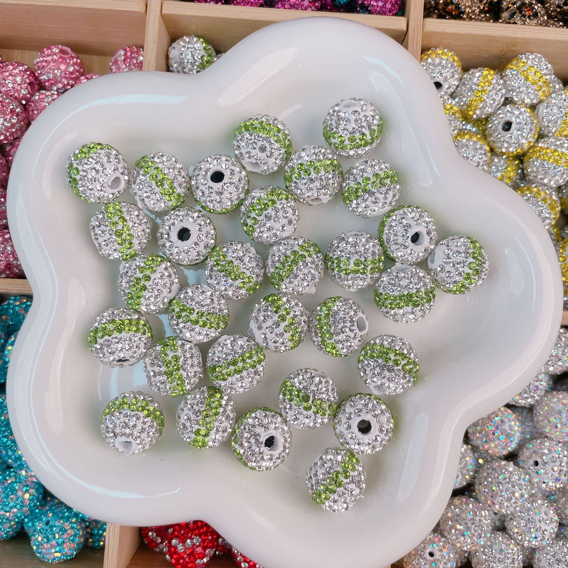 Wholesale Diamond Balls, Water Diamonds, Handmade Crystal Beads, Pore Beads, and Separated Beads